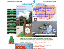 Tablet Screenshot of columbiafootclinic.net